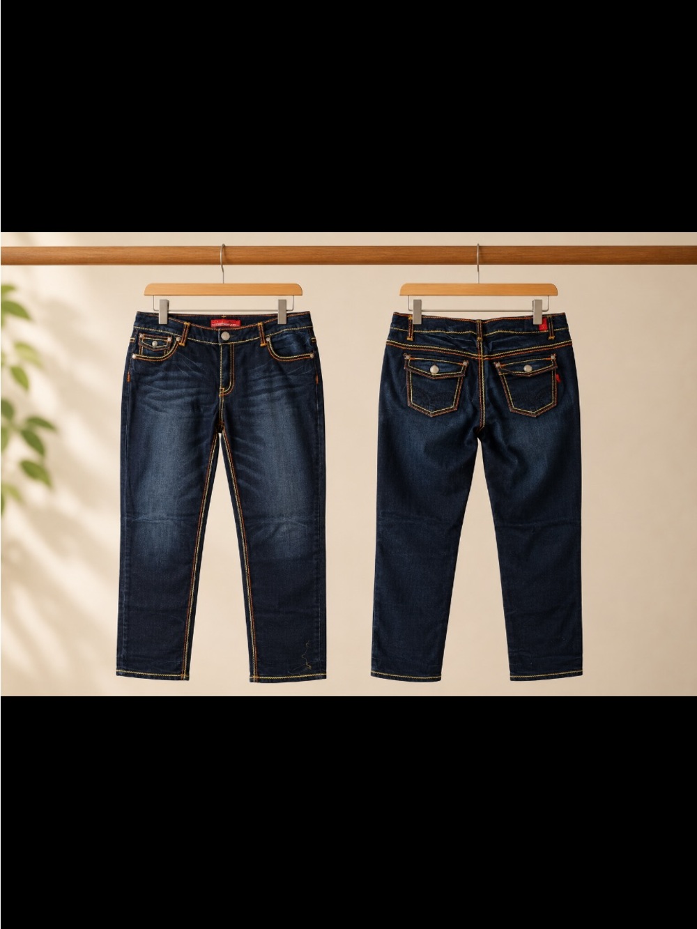 Zana Di Dark Blue Straight-Leg Women’s Jeans Size 20